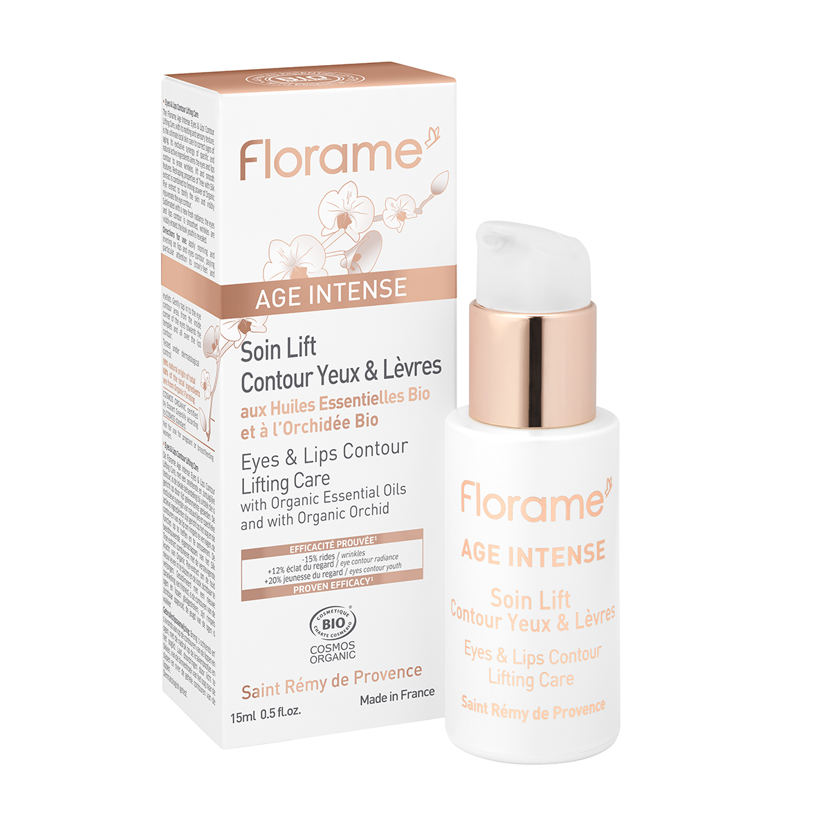 Soin Lift Contour Yeux et Lèvres - 15 ml - Cosmos - Florame