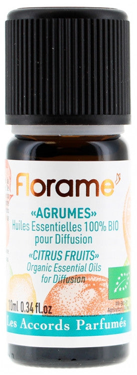 Mélange Huiles Essentielles - Agrumes - 10 ml - Bio - Florame