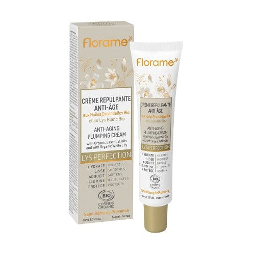 Crème Repulpante Anti-Âge - 40 ml - Cosmos Organic - Florame