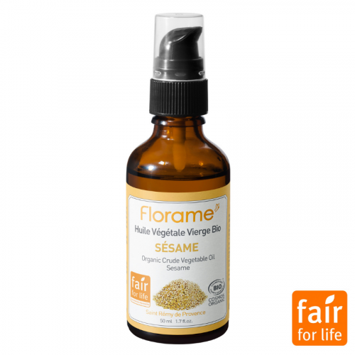 Huile Végétale de Sésame - 50 ml - Cosmos Organic - Florame