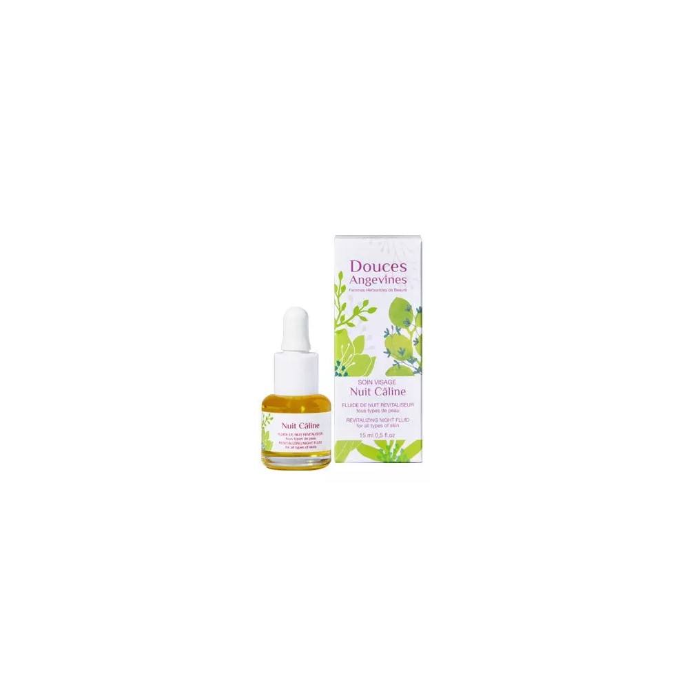 Nuit Caline Soin de Nuit, Tous Types de Peaux - 15 ml - Douces Angevines
