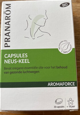 Capsules Nez-Gorge - 30 capsules - Bio - Pranarom