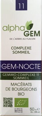 Gemmo-Complexe Sommeil (GEM-NOCTE) - 50 ml - Bio - Alphagem