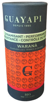 Warana (Guarana des Terres) - 100 gélules - Bio - Guayapi