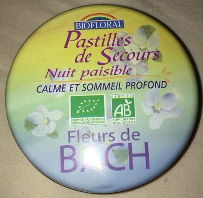 Fleurs de Bach SOS Secours Nuit - Bio - Biolfloral