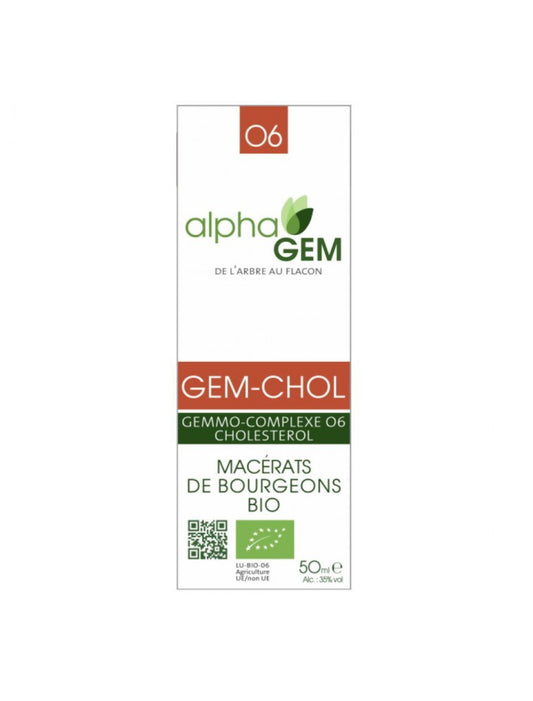 Gemmo-Complexe Cholestérol (GEM-CHOL) - 50 ml - Bio - Alphagem
