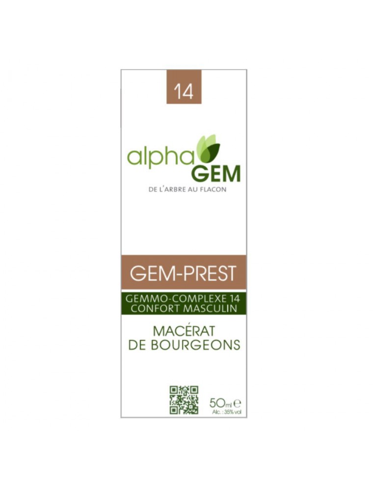Gemmo-Complexe Confort Masculin (GEM-PREST) - 50 ml - Alphagem