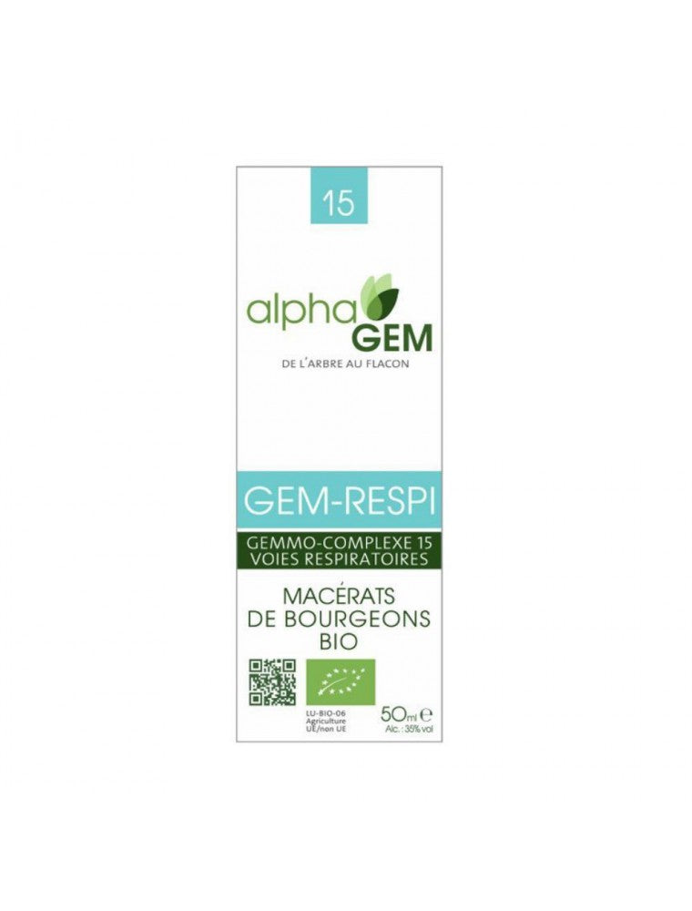 Gemmo-Complexe Voies Respiratoires (GEM-RESPI) - 50 ml - Bio - Alphagem