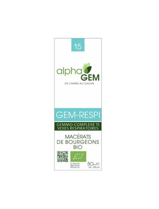 Gemmo-Complexe Voies Respiratoires (GEM-RESPI) - 50 ml - Bio - Alphagem