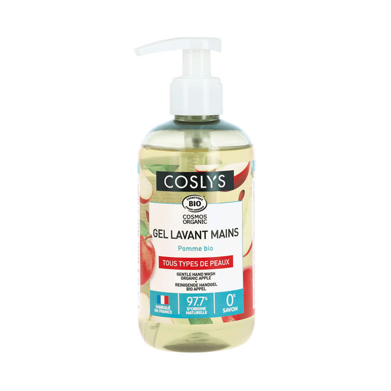 Gel Lavant Mains - Pomme - 300 ml - Cosmos Organic - Coslys
