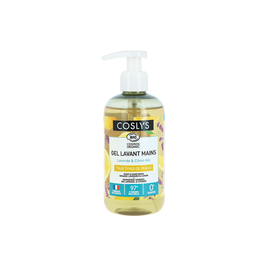 Gel Lavant Mains - Lavande Citron - 300 ml - Cosmos Organic - Coslys