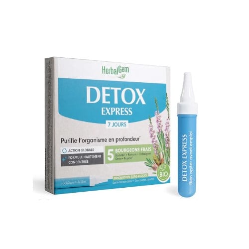 Détox Express Monodose - 7x10 ml - Bio - Herbalgem