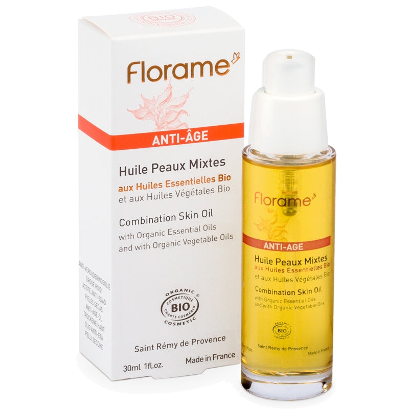 Huile Anti-Âge Peaux Mixtes - 30 ml - Florame