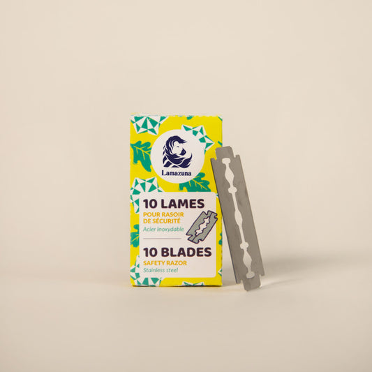 Lames pour Rasoir de Sûreté (Recharge) - Lot de 10 - Lamazuna