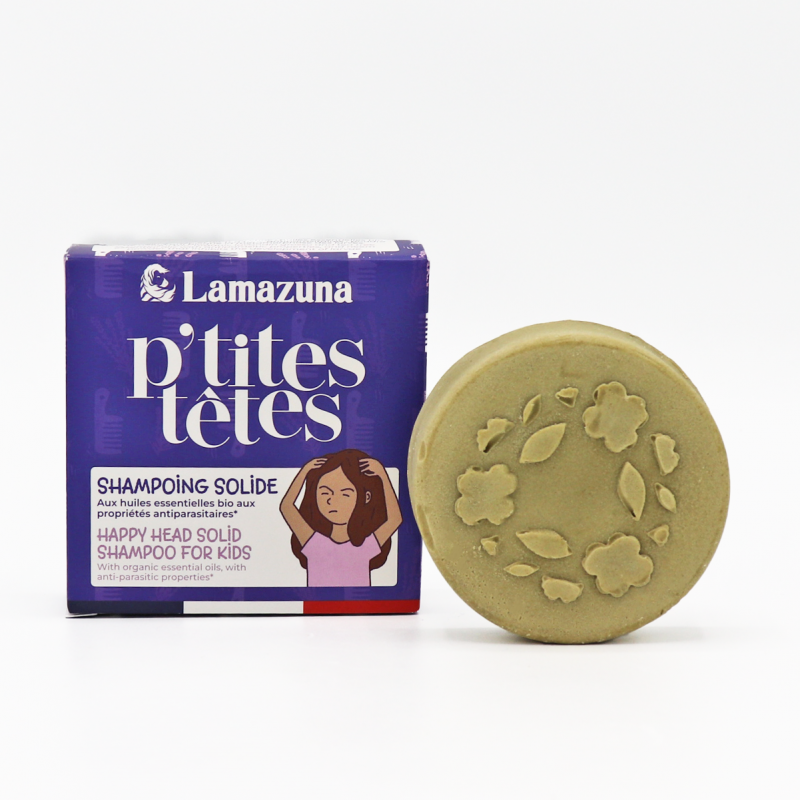 Shampooing Solide Répulsif des P'tites Têtes - 70 ml - Lamazuna