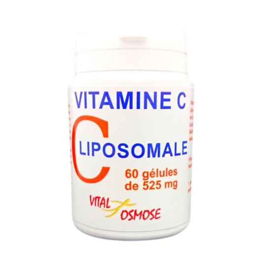 Vitamine C Liposomale 525 mg - 60 Gélules - Vital Osmose