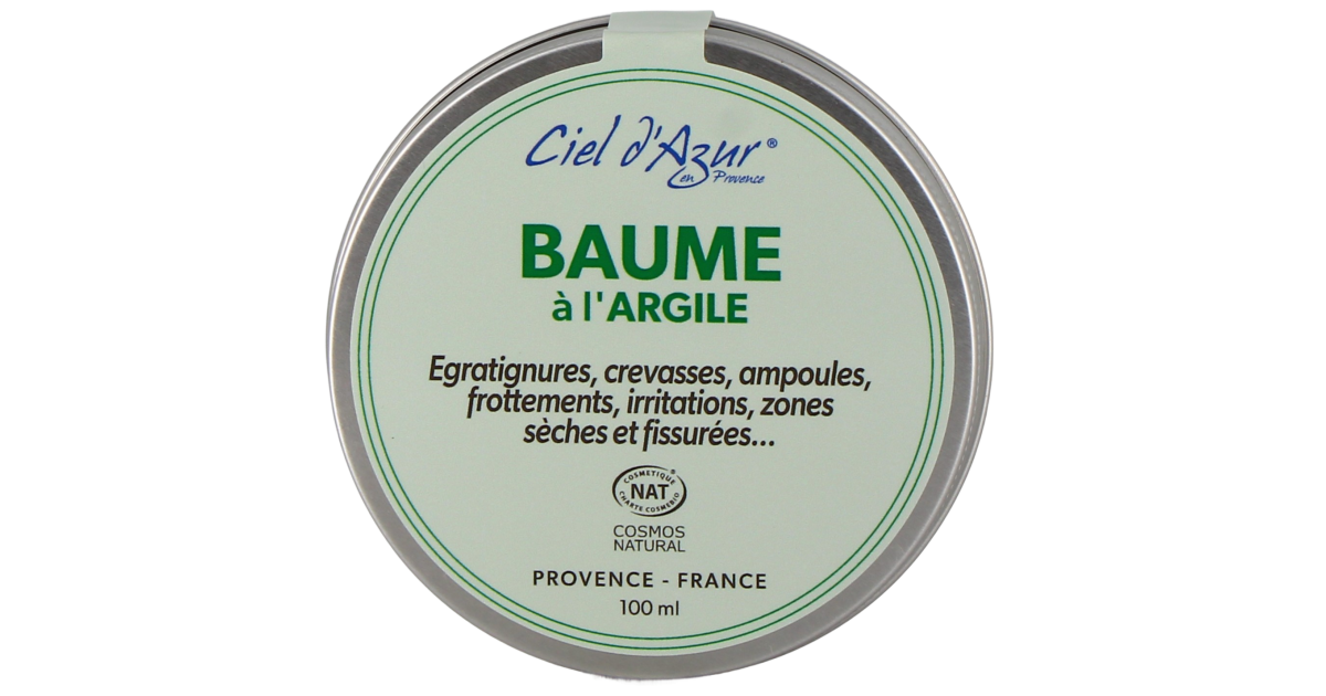Baume Réparateur Protecteur à l'Argile - 100 ml - Ciel d'Azur en Provence
